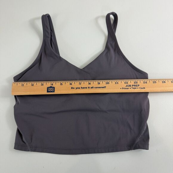 Women's Athletic Sports Bra Crop Tank Top Shelf Bra Removable Cups Size M Medium - Picture 5 of 8